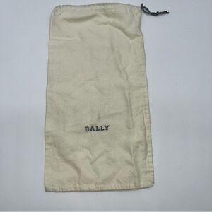 Bally Shoe or Clutch Off-White Dust bag w/Gray Print and Drawstring